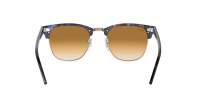 Ray-Ban Clubmaster RB3016 1256/51 51-21 Spotted Brown/Blue