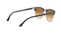 Ray-Ban Clubmaster RB3016 1256/51 51-21 Spotted Brown/Blue