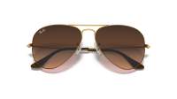 Ray-Ban Aviator Large metal gradient RB3025 9001/A5 55-14 Bronze