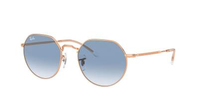 Lunettes de soleil Ray-Ban Jack RB3565 9202/3F 55-20 Or en stock