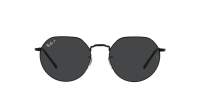 Ray-Ban Jack Schwarz RB3565 002/48 51-20 Mittel Polarisierte Gläser