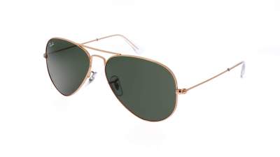 Lunettes de soleil Ray-Ban Aviator Large metal RB3025 9202/31 55-14 Rose Gold en stock