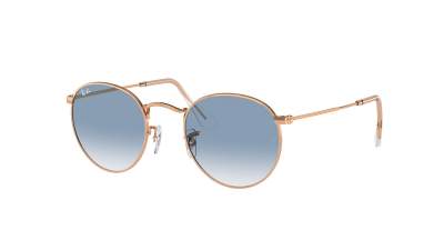 Lunettes de soleil Ray-Ban Round metal RB3447 9202/3F 50-21 Rose Gold en stock