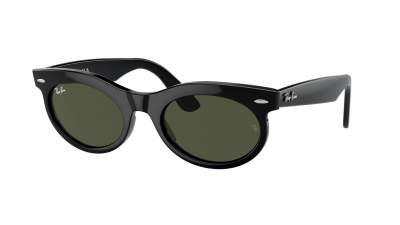 Sunglasses Ray-Ban Wayfarer oval RB2242 901/31 53-22 Black in stock