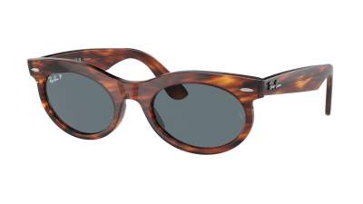 Lunettes de soleil Ray-Ban Wayfarer oval RB2242 954/3R 50-22 Striped Havana en stock