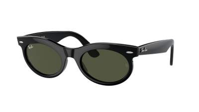 Lunettes de soleil Ray-Ban Wayfarer oval RB2242 901/31 50-22 Noir en stock