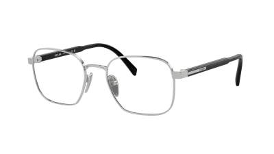 Brille Prada PR A55V 1BC-1O1 53-19 Silber auf Lager