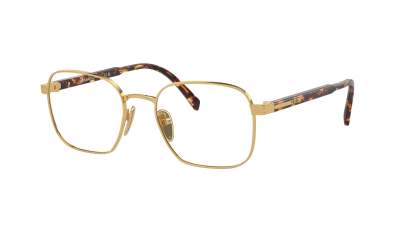 Brille Prada PR A55V 5AK1O1 53-19 Gold auf Lager