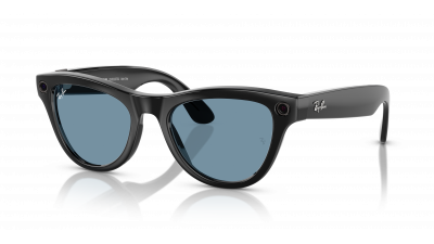 Lunettes de soleil Ray-Ban Meta skyler RW4010 601/MF52 52-20 Shiny Black en stock