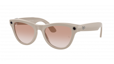 Lunettes de soleil Ray-Ban Meta skyler RW4010 670013 52-20 Shiny Chalky Gray en stock