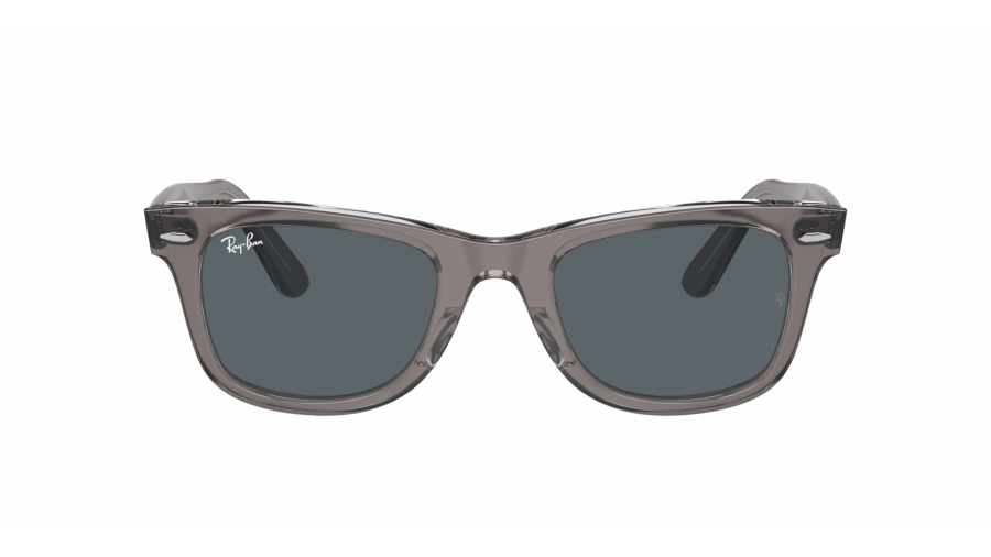 Lunettes de soleil Ray-Ban Original wayfarer RB2140 1355/R5 54-18 Grey on transparent en stock