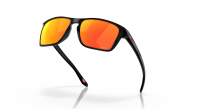 Oakley Sylas Schwarz Prizm Ruby OO9448 05 57-17 Mittel Polarisierte Gläser Verspiegelte Gläser