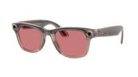 Ray-Ban Meta wayfarer RW4008 6705P5 53-22 Shiny Warm Stone