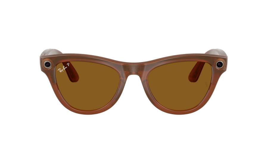 Sunglasses Ray-Ban Meta skyler RW4010 670683 52-20 Shiny Caramel in stock