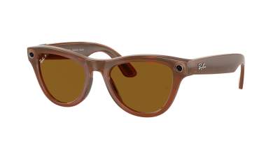 Lunettes de soleil Ray-Ban Meta skyler RW4010 670683 52-20 Shiny Caramel en stock