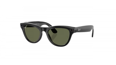 Lunettes de soleil Ray-Ban Meta skyler RW4010 601/9A 52-20 Shiny Black en stock