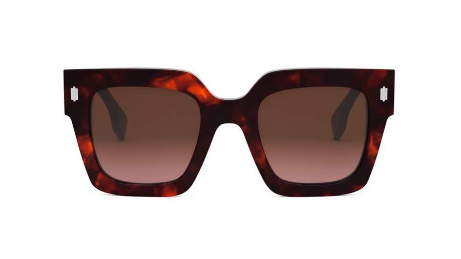 Sunglasses FENDI Roma FE40101I 54F 50-23 Red Havana in stock