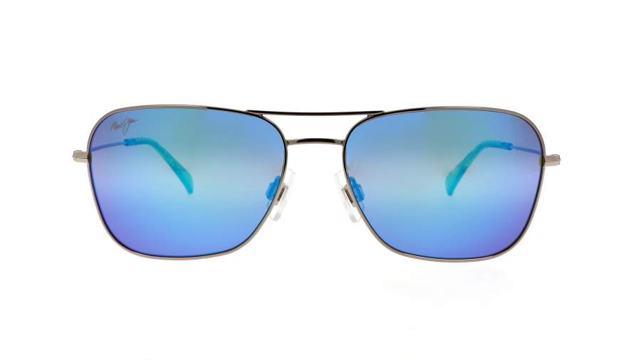 Lunettes de soleil Maui Jim Na'auao B675-17B 58-16 Argent en stock