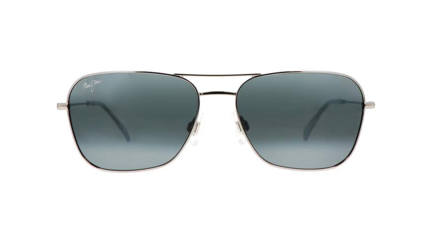 Sunglasses Maui Jim Na'auao 675-17A 58-16 Shiny silver in stock