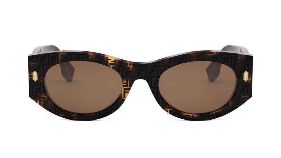 Sunglasses FENDI Roma FE40125I 55E 52-21 Tortoise in stock