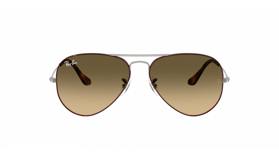 Sunglasses Ray-Ban Aviator Large metal RB3025 9270/0A 58-14 Havana on gunmetal in stock