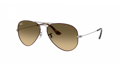 Sunglasses Ray-Ban Aviator Large metal RB3025 9270/0A 58-14 Havana on gunmetal in stock