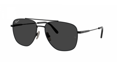 Lunettes de soleil Ray-Ban William titanium RB8097 9267/48 59-17 Noir en stock