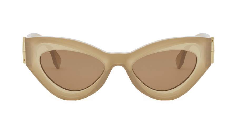 Sunglasses FENDI Ff diamonds FE40146I 57E 52-20 Beige in stock