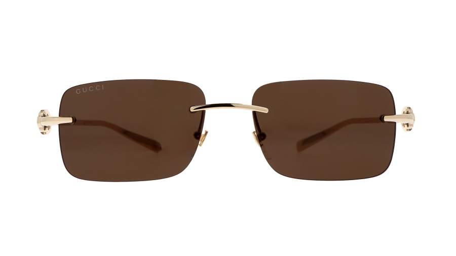 Lunettes de soleil Gucci Horsebit GG1703S 004 55-17 Gold en stock