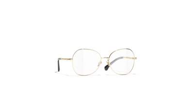 Brille CHANEL CH2217 C437 56-16 Pale Gold auf Lager