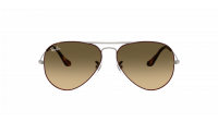 Ray-Ban Aviator Large Metal RB3025 9270/0A 62-14 Havana on gun metal