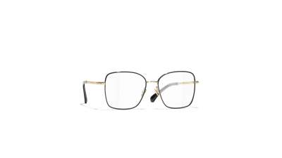 Brille CHANEL CH2216J C395 53-17 Noir Doré Pâle auf Lager