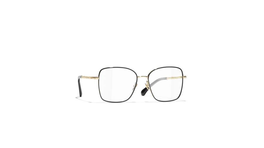 Eyeglasses CHANEL CH2216J C395 53-17 Noir Doré Pâle in stock