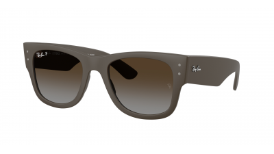 Lunettes de soleil Ray-Ban RB4840S 6124/T5 52-21 Sand brown en stock