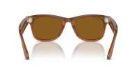 Ray-Ban Meta wayfarer RW4008 670683 53-22 Shiny Caramel