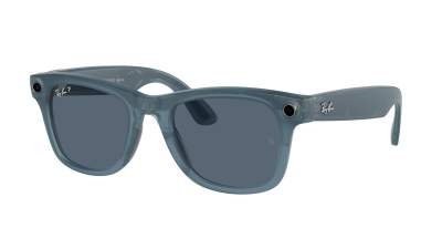 Lunettes de soleil Ray-Ban Meta wayfarer RW4008 67552V 53-22 Matte Jeans en stock