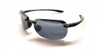 Maui Jim Sandy beach Noir 408-02 56-15 Large Polarisé Miroirs