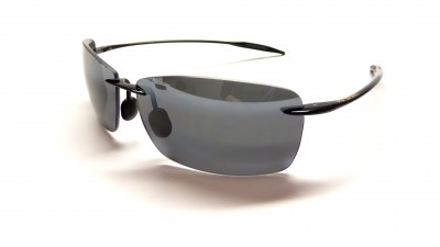 Lunettes de soleil Maui Jim Lighthouse Noir 423-02 65-13 Large Polarisés en stock