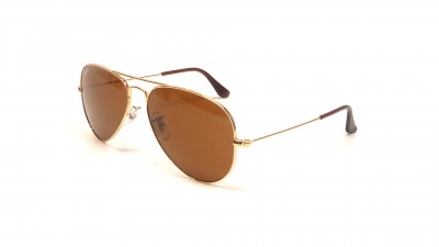 Sonnenbrille Ray-Ban Aviator Large Metal Gold RB3025 001/33 55-14 Schmal auf Lager