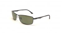 Ray-Ban Schwarz RB3498 002/9A 61-17 Mittel Polarisierte Gläser