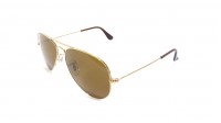 Ray-Ban Aviator Large Metal Gold RB3025 001/57 58-14 Mittel Polarisierte Gläser