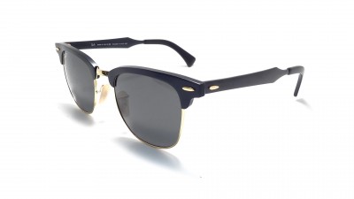 Sonnenbrille Ray-Ban Clubmaster Aluminium Schwarz RB3507 136/N5 51-21 Mittel Polarisierte Gläser auf Lager