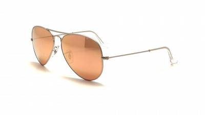 Ray-Ban Aviator Large Metal Silver RB3025 019/Z2 58-14 Medium Mirror in stock