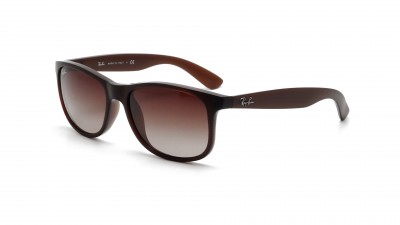 Sonnenbrille Ray-Ban Andy Braun Matt RB4202 6073/13 55-17 Mittel Gradient Gläser auf Lager