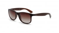 Ray-Ban Andy Braun Matt RB4202 6073/13 55-17 Mittel Gradient Gläser