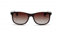 Ray-Ban Andy Braun Matt RB4202 6073/13 55-17 Mittel Gradient Gläser