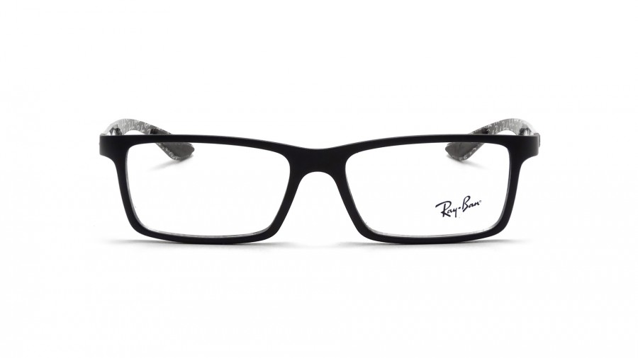 Lunettes de vue Ray-Ban Fibre Carbon Noir RX8901 RB8901 5263 55-17 Large en stock