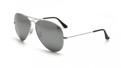 Lunettes de soleil Ray-Ban Aviator Large Metal Argent RB3025 003/40 62-14 Large Miroirs en stock