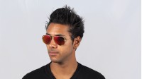 Ray-Ban Aviator Large Metal Gold Matt RB3025 112/4D 58-14 Mittel Polarisierte Gläser Verspiegelte Gläser