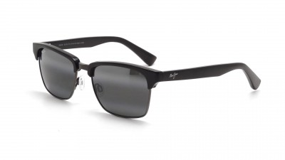 Sunglasses Maui Jim Kawika Black 257-17C 54-18 Medium Polarized Mirror in stock